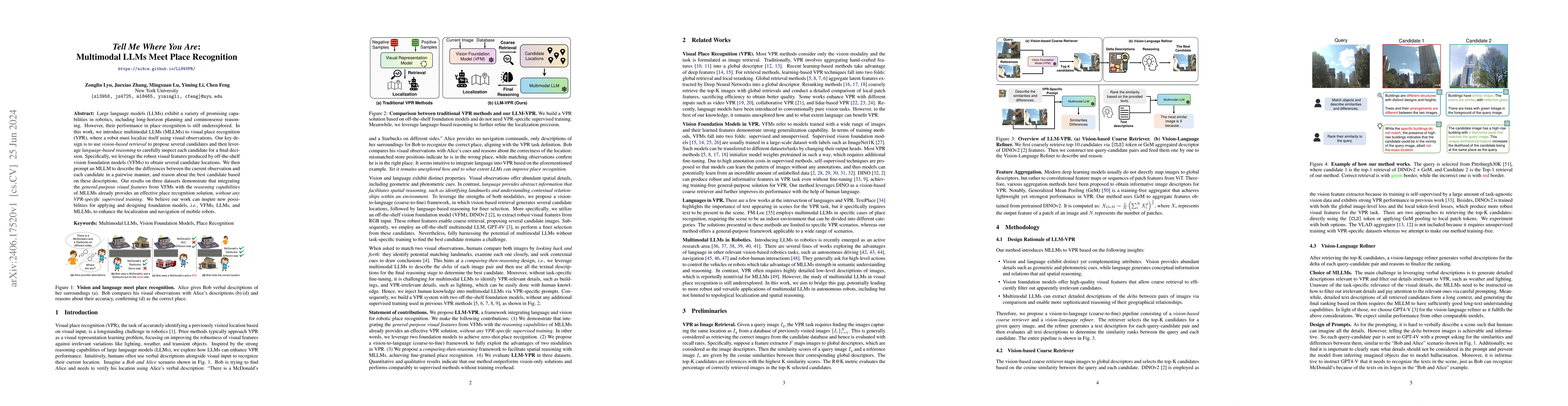 Thumbnail for Tell Me Where You Are: Multimodal LLMs Meet Place Recognition