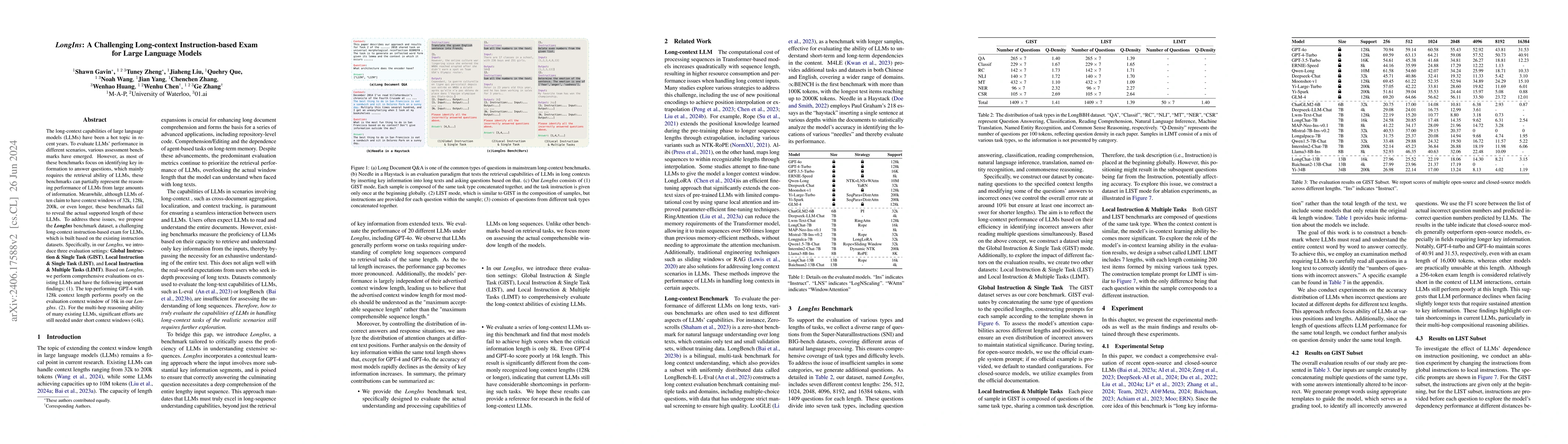 Thumbnail for LongIns: A Challenging Long-context Instruction-based Exam for LLMs