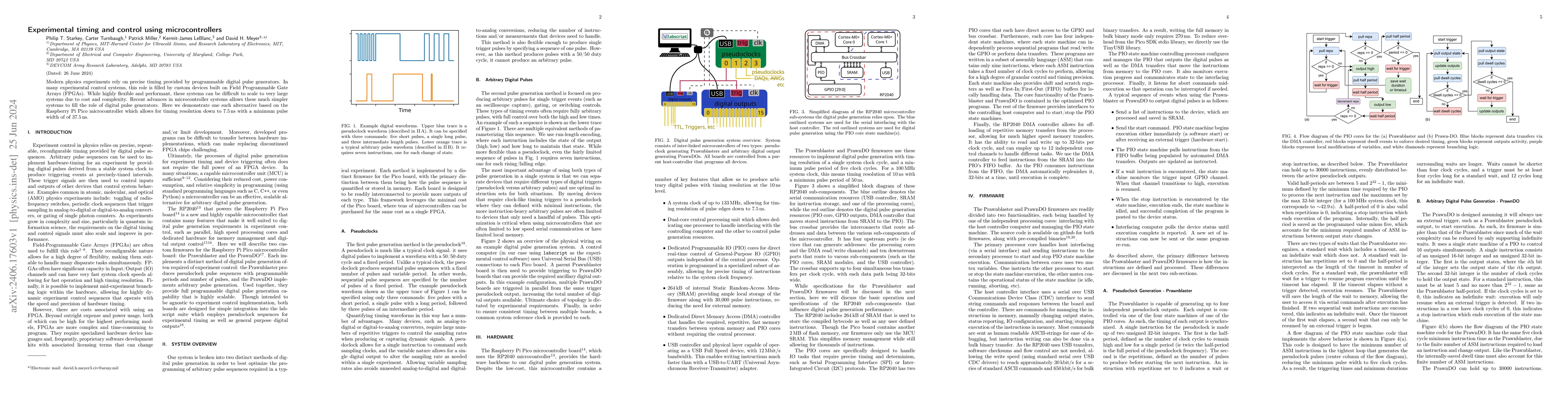 Thumbnail for Experimental timing and control using microcontrollers