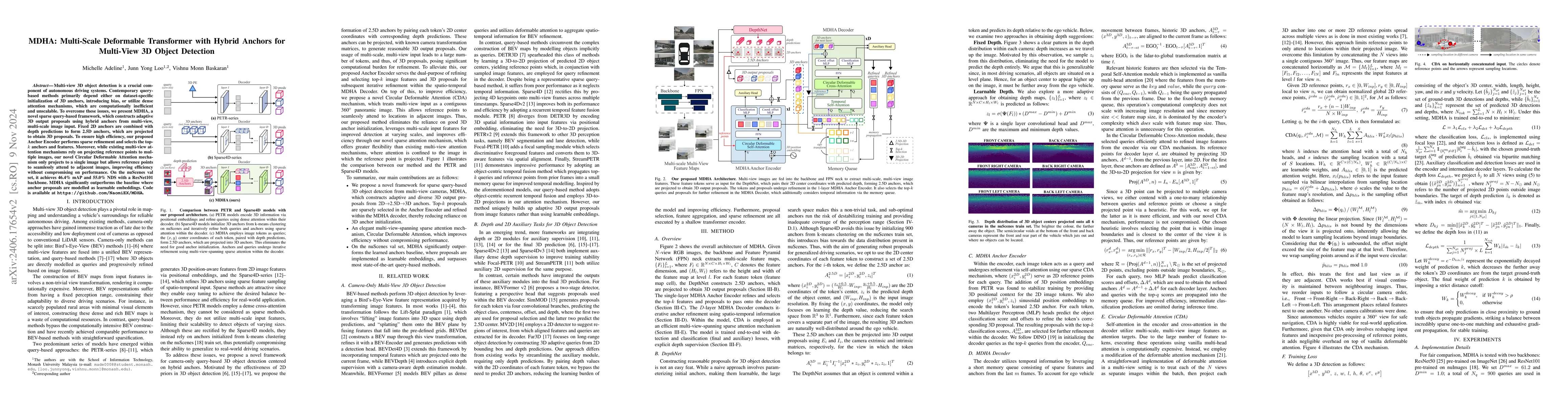 Thumbnail for MDHA: Multi-Scale Deformable Transformer with Hybrid Anchors for
  Multi-View 3D Object Detection