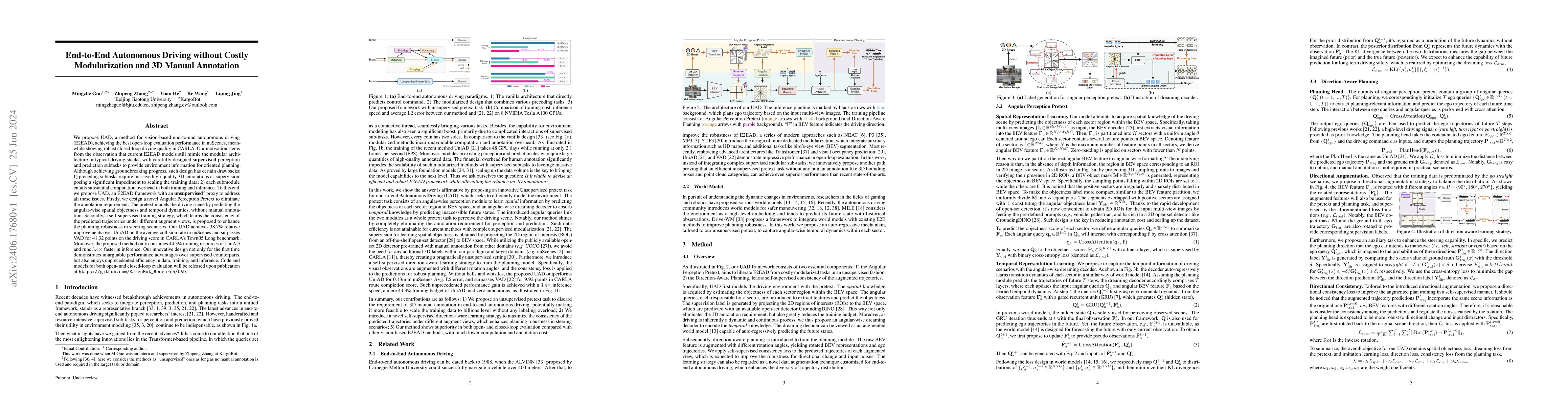 Thumbnail for End-to-End Autonomous Driving without Costly Modularization and 3D
  Manual Annotation