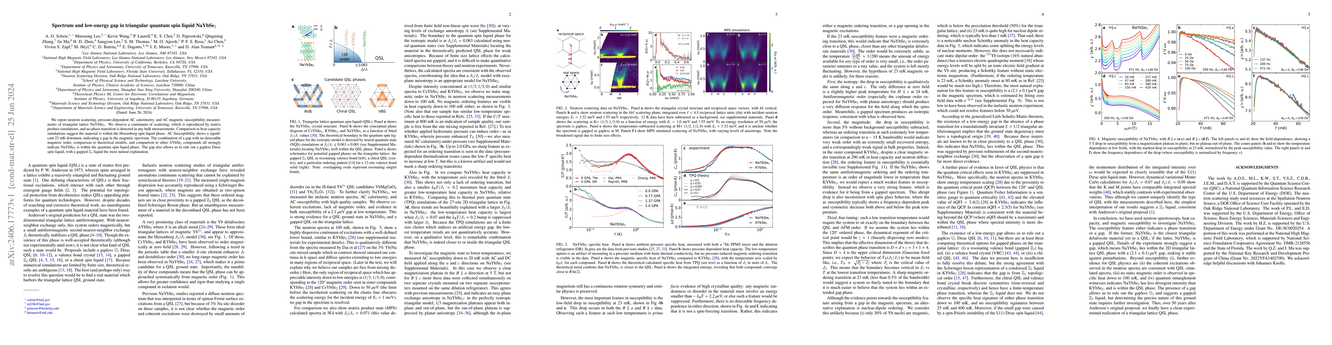 Thumbnail for Spectrum and low-energy gap in triangular quantum spin liquid NaYbSe$_2$