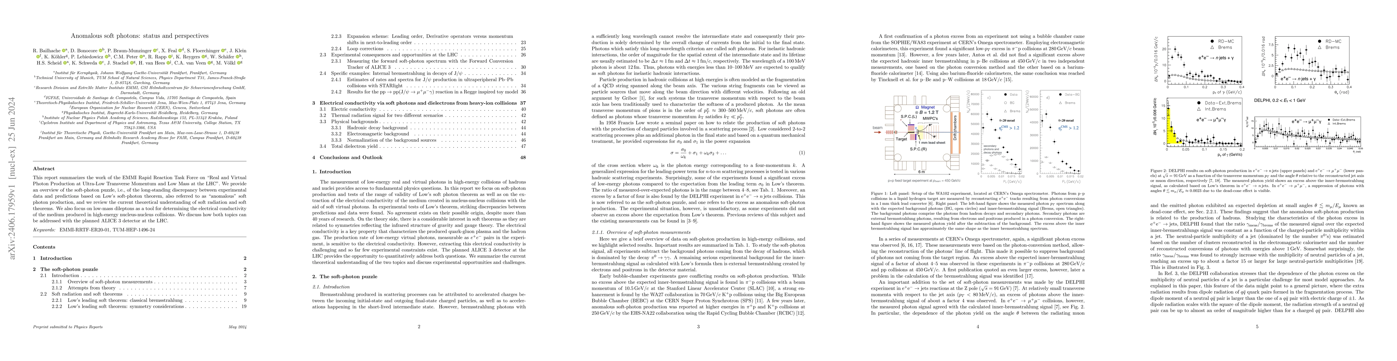 Thumbnail for Anomalous soft photons: status and perspectives