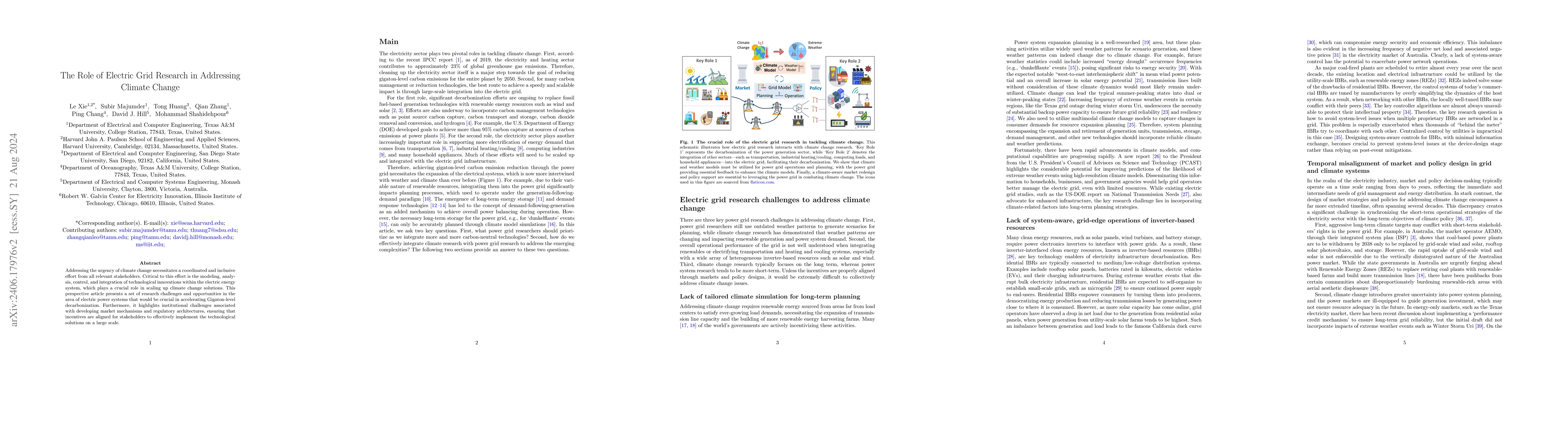 Thumbnail for The Role of Electric Grid Research in Addressing Climate Change