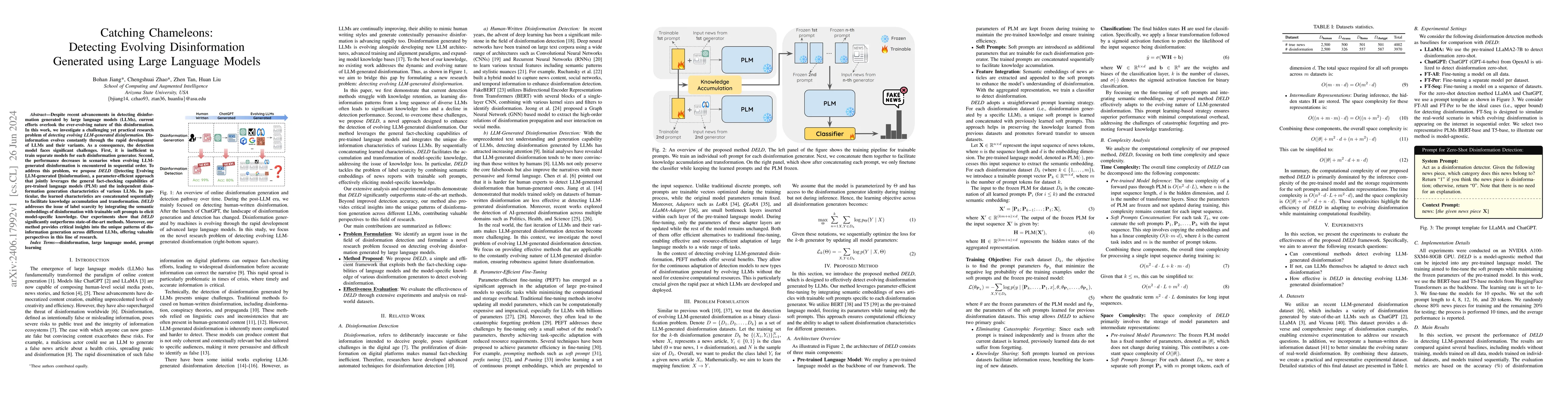 Thumbnail for Catching Chameleons: Detecting Evolving Disinformation Generated using
  Large Language Models