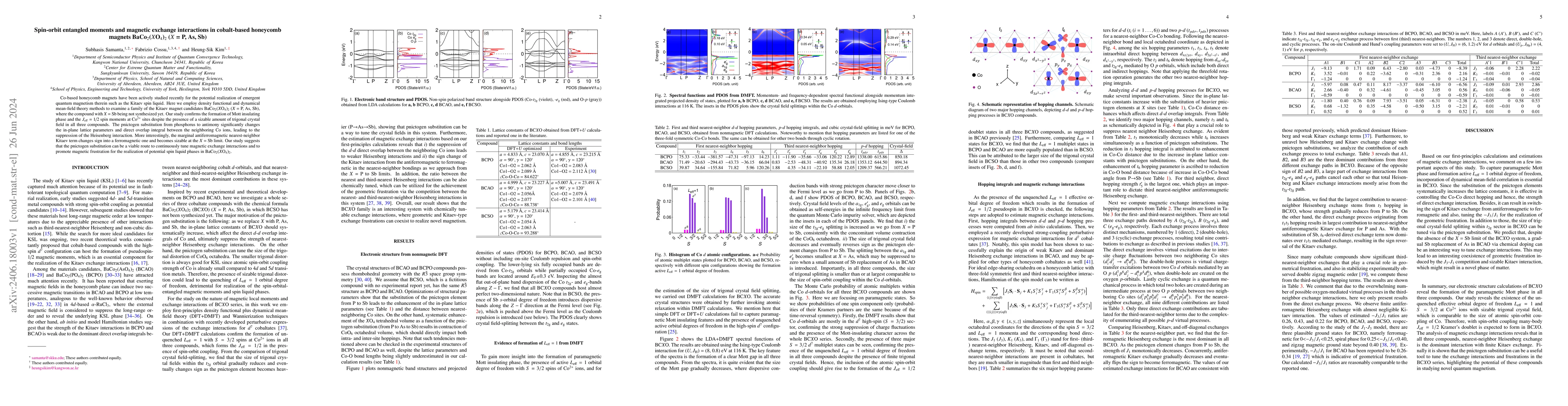 Thumbnail for Spin-orbit entangled moments and magnetic exchange interactions in
  cobalt-based honeycomb magnets BaCo$_2$($X$O$_4$)$_2$ ($X$ = P, As, Sb)