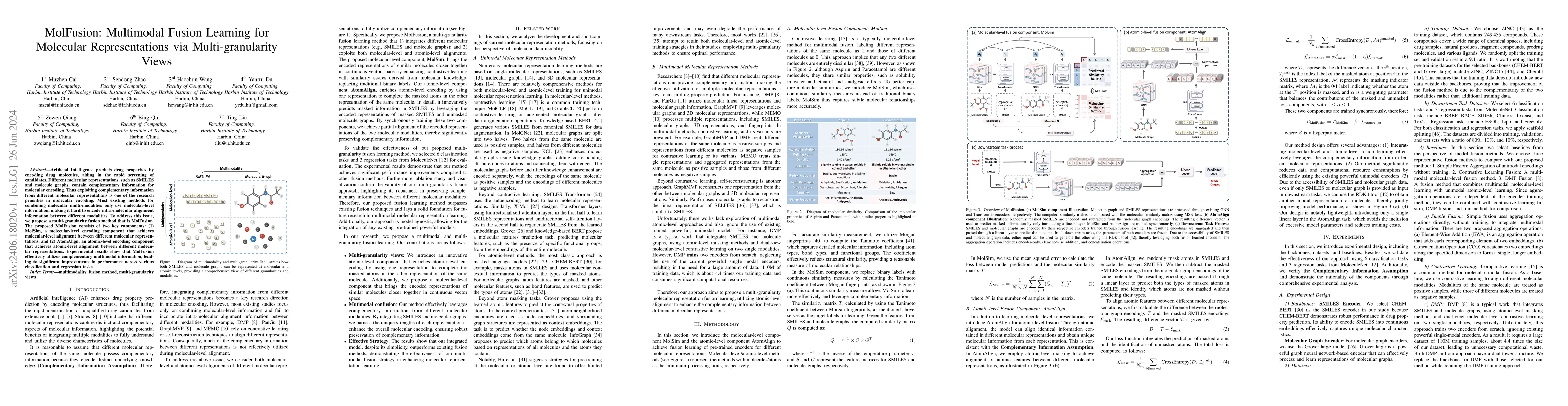 Thumbnail for MolFusion: Multimodal Fusion Learning for Molecular Representations via
  Multi-granularity Views