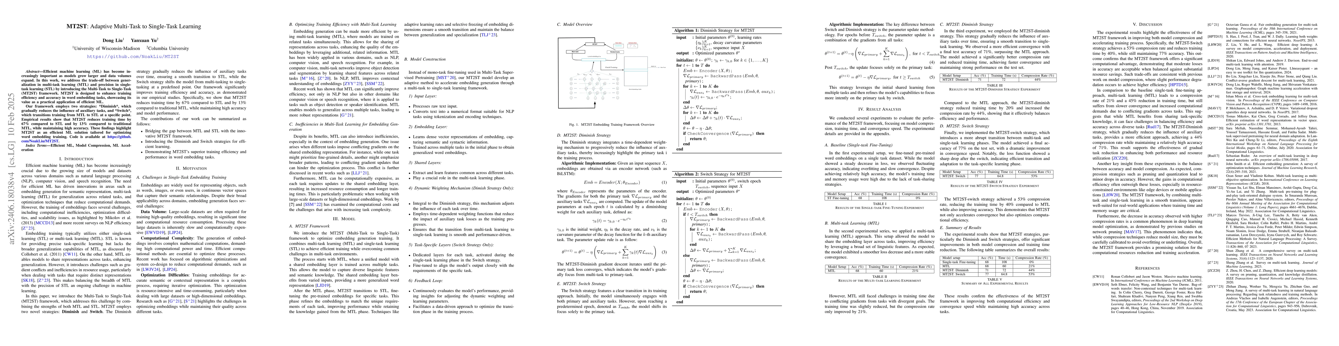 Thumbnail for MT2ST: Adaptive Multi-Task to Single-Task Learning