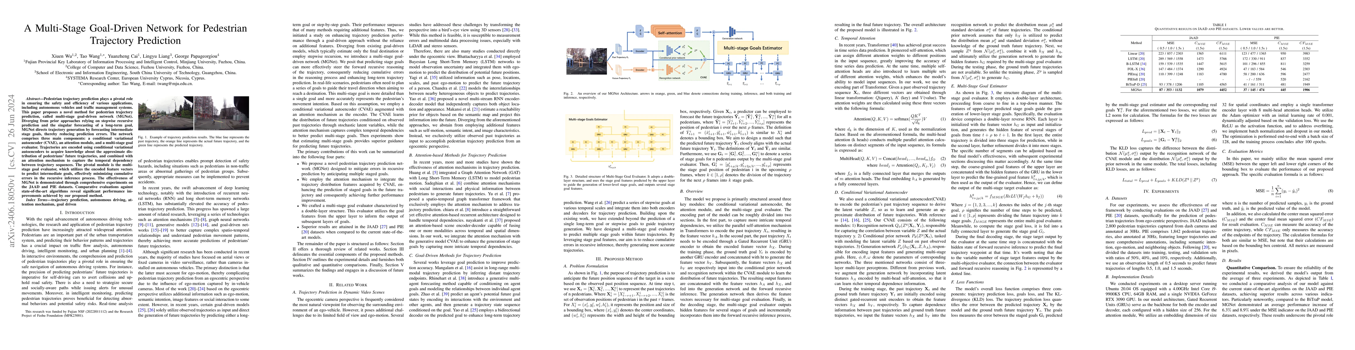 Thumbnail for A Multi-Stage Goal-Driven Network for Pedestrian Trajectory Prediction