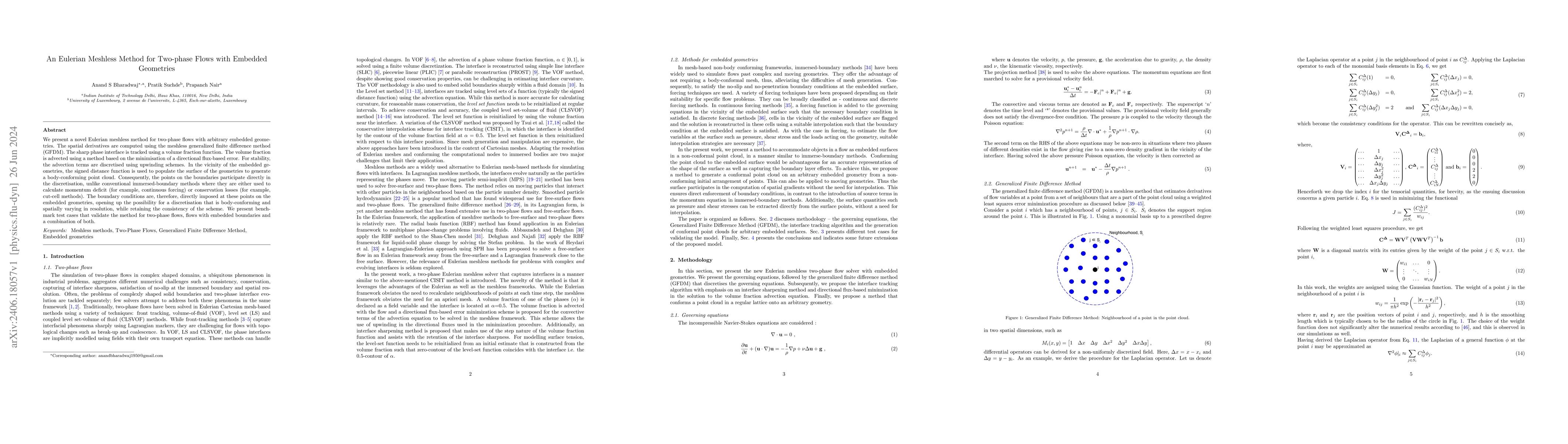 Thumbnail for An Eulerian Meshless Method for Two-phase Flows with Embedded Geometries