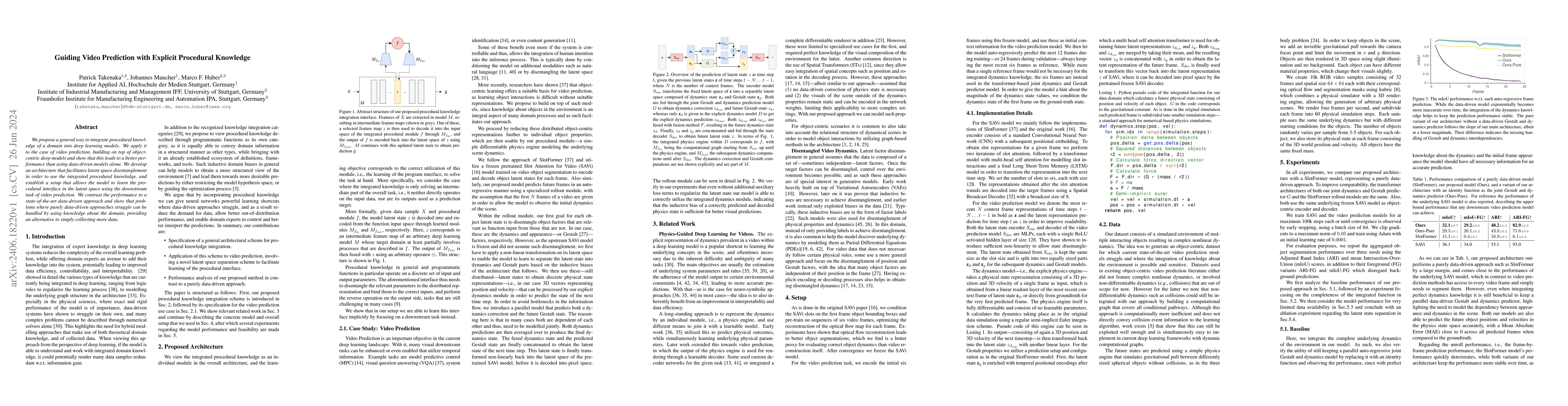 Thumbnail for Guiding Video Prediction with Explicit Procedural Knowledge
