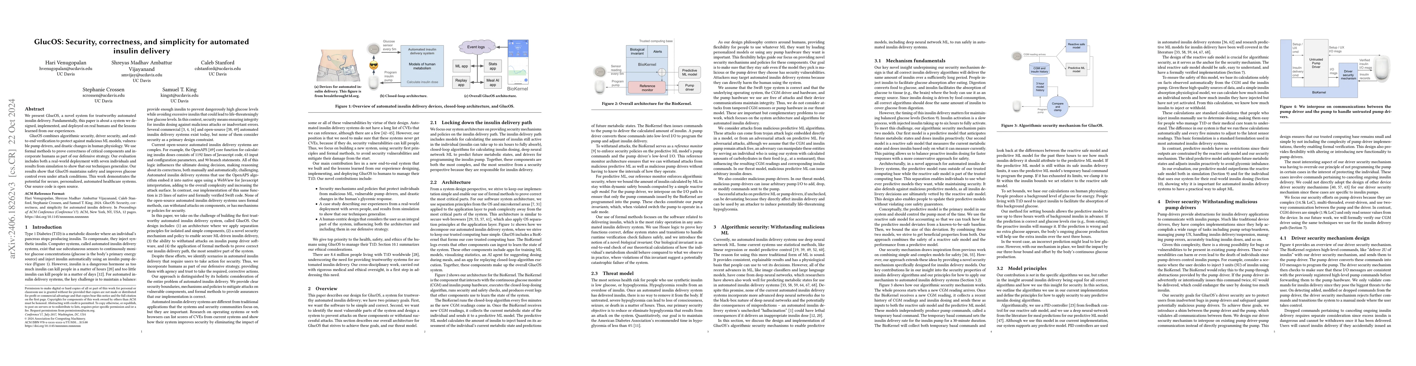 Thumbnail for GlucOS: Security, correctness, and simplicity for automated insulin
  delivery