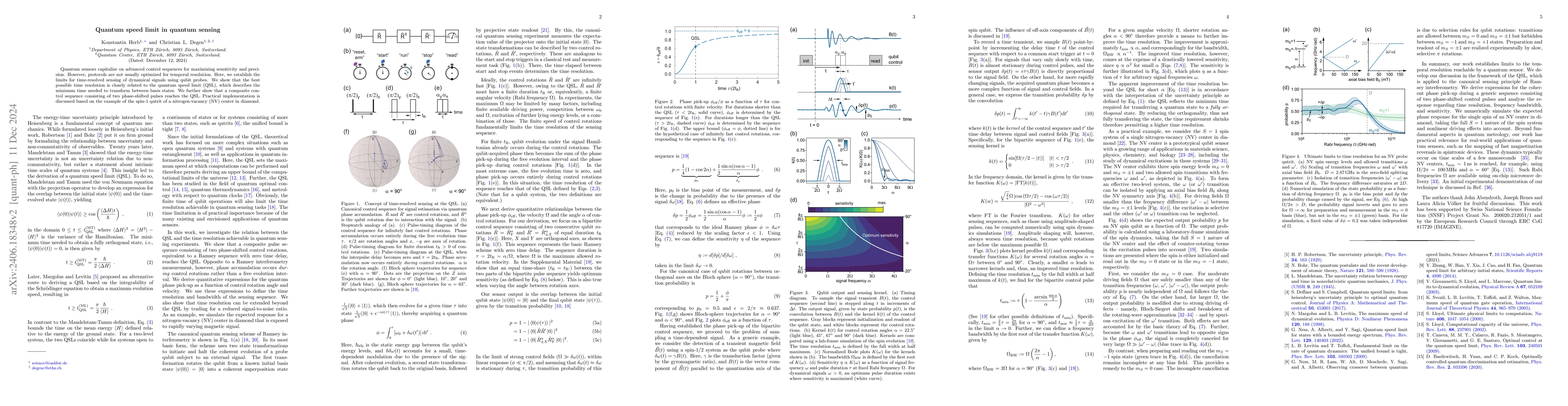 Thumbnail for Quantum speed limit in quantum sensing