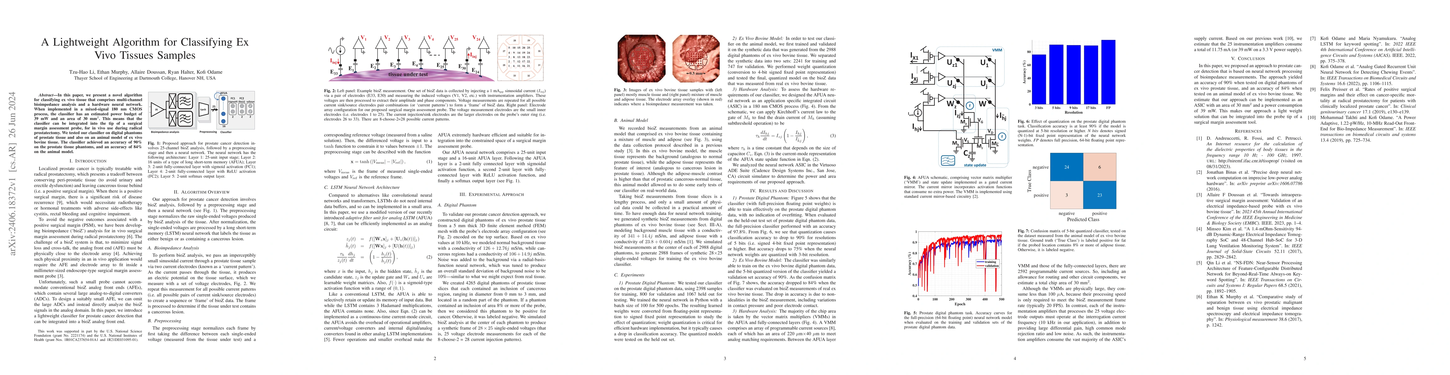 Thumbnail for A Lightweight Algorithm for Classifying Ex Vivo Tissues Samples