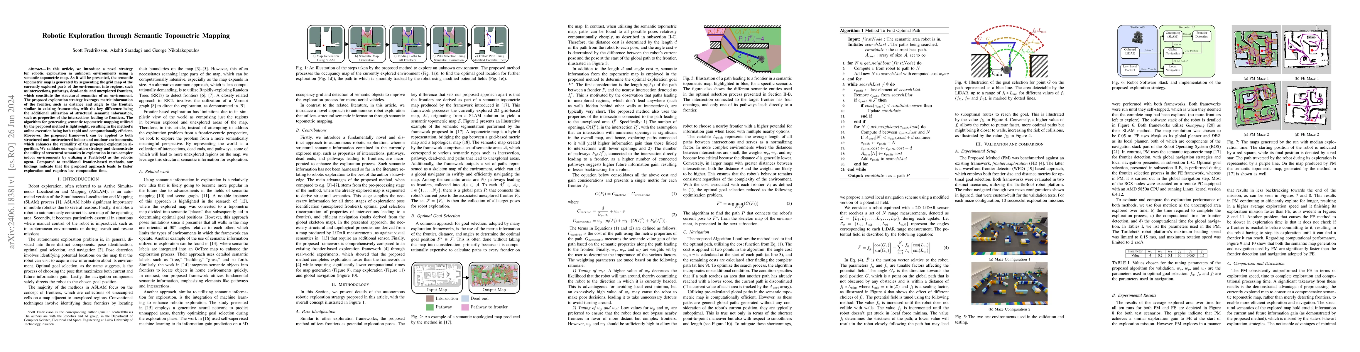 Thumbnail for Robotic Exploration through Semantic Topometric Mapping