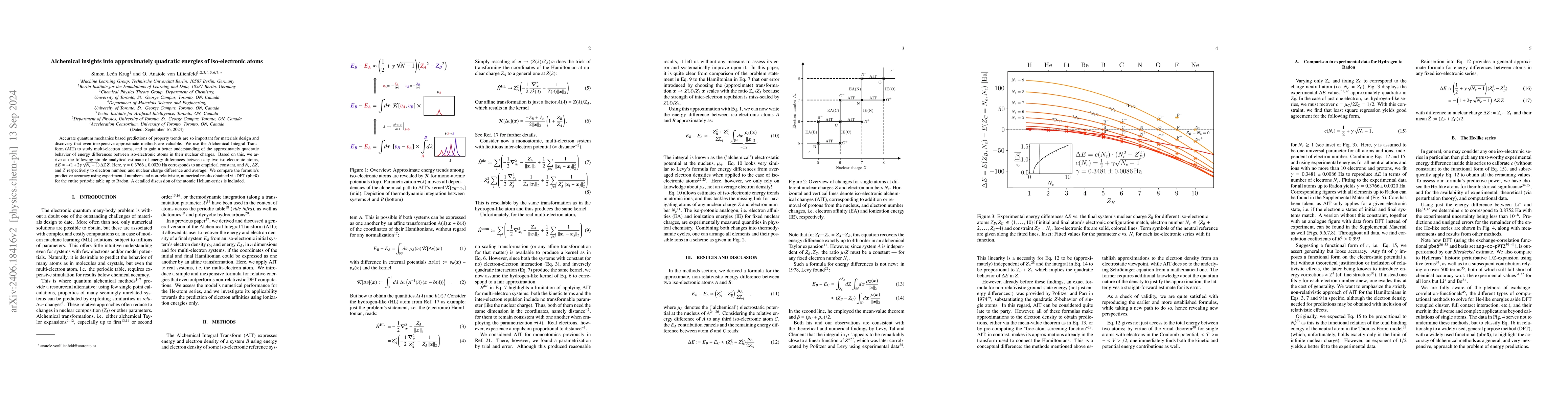 Thumbnail for Energies of atoms are approximately quadratic in nuclear charge