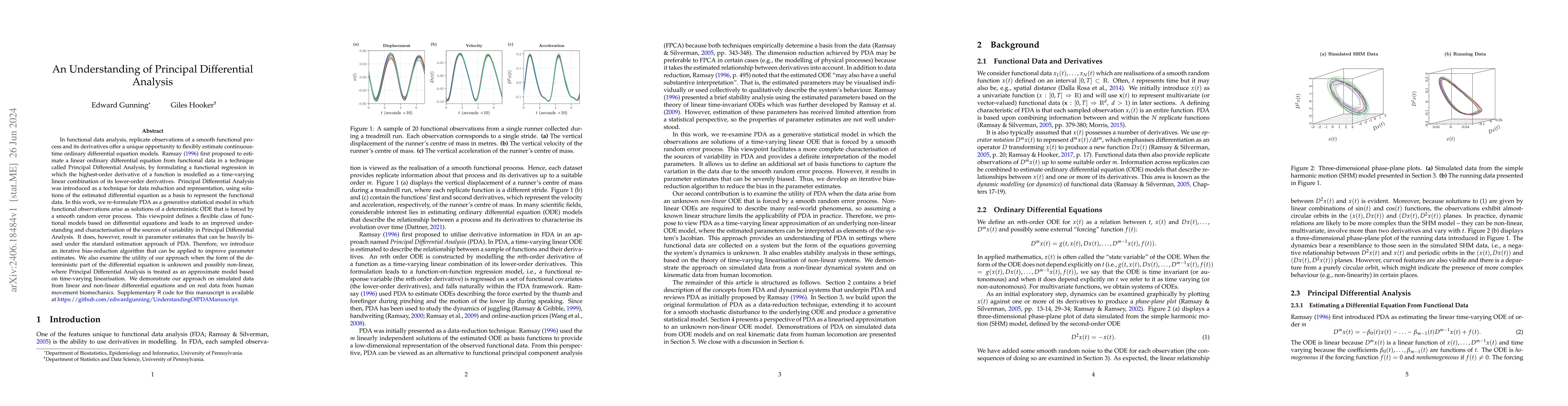 Thumbnail for An Understanding of Principal Differential Analysis