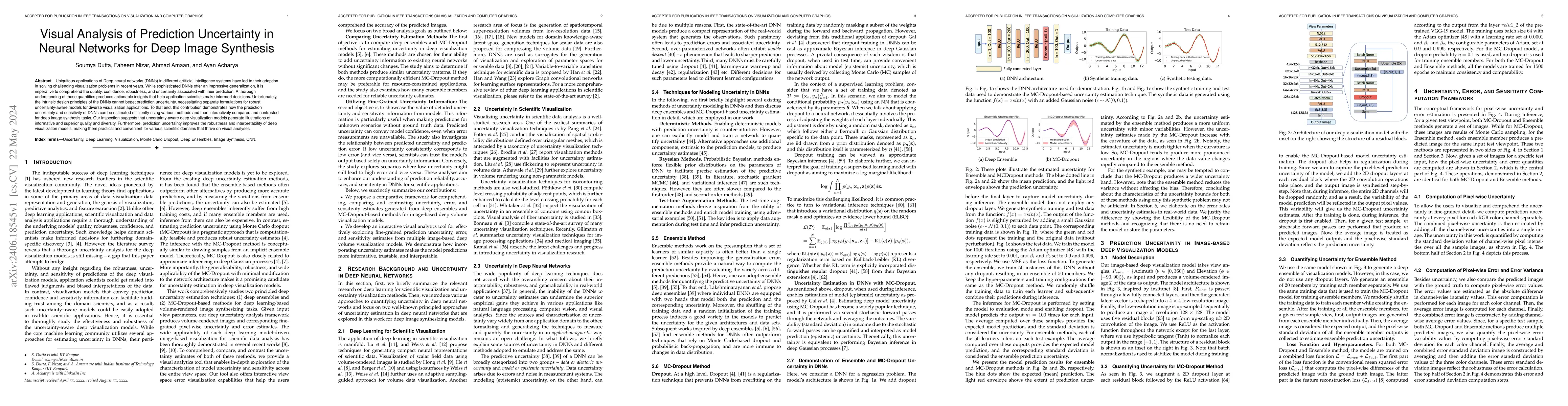Thumbnail for Visual Analysis of Prediction Uncertainty in Neural Networks for Deep
  Image Synthesis