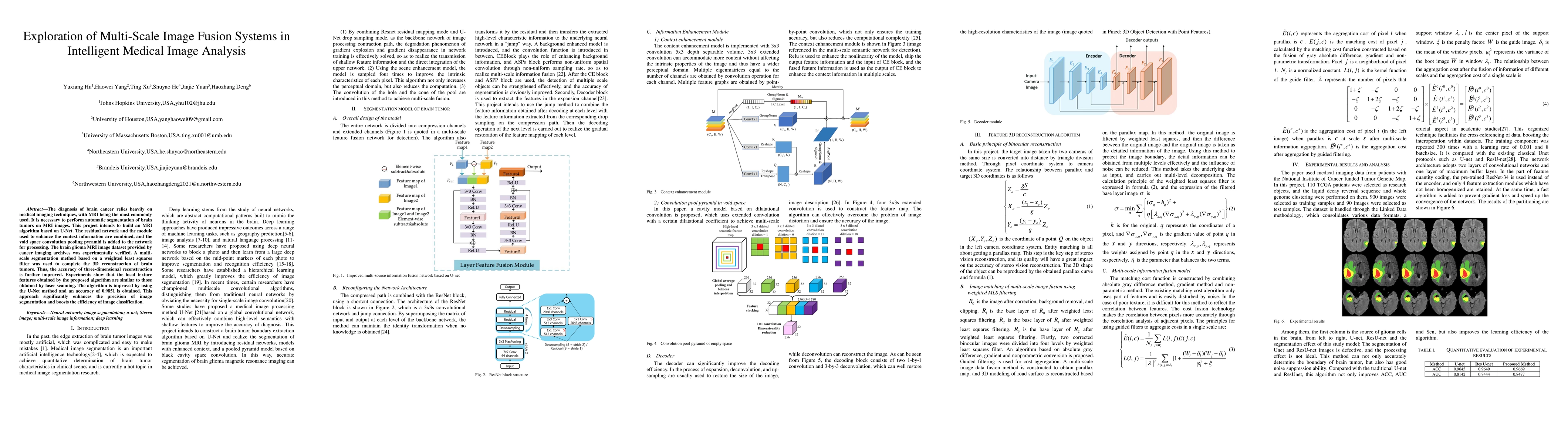 Thumbnail for Exploration of Multi-Scale Image Fusion Systems in Intelligent Medical
  Image Analysis
