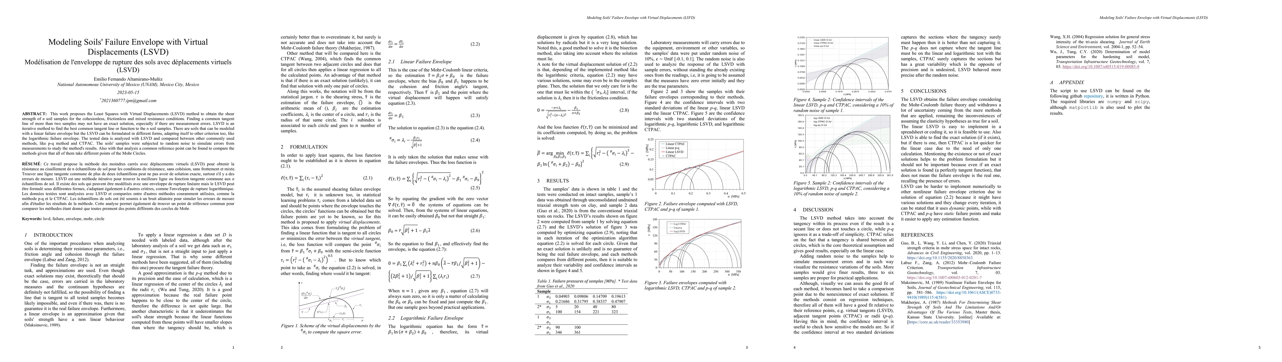 Thumbnail for Modeling Soils' Failure Envelope with Virtual Displacements (LSVD)
