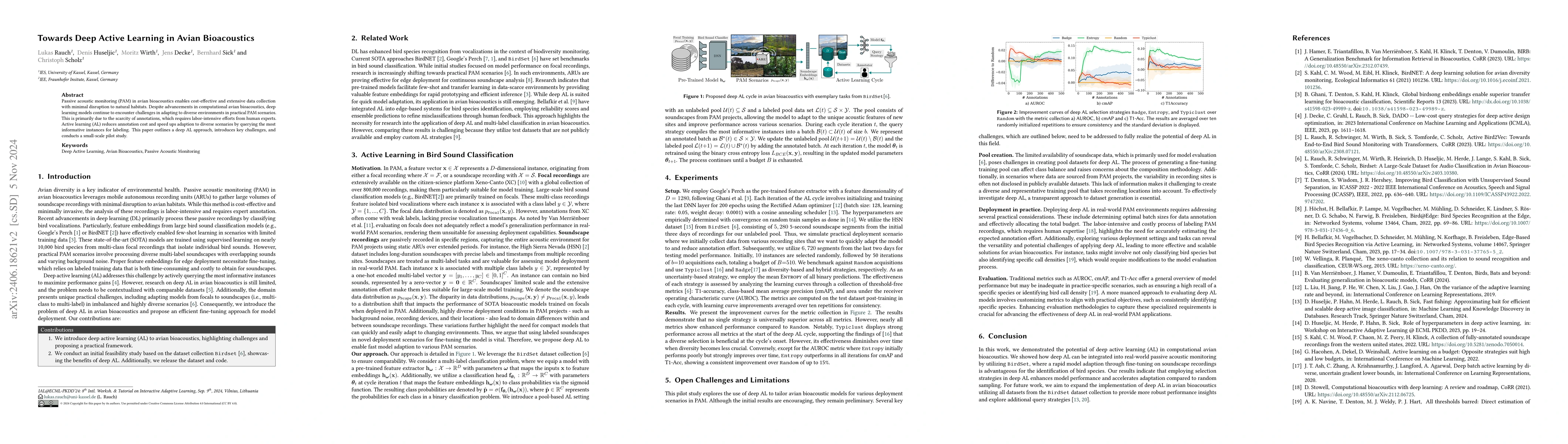 Thumbnail for Towards Deep Active Learning in Avian Bioacoustics
