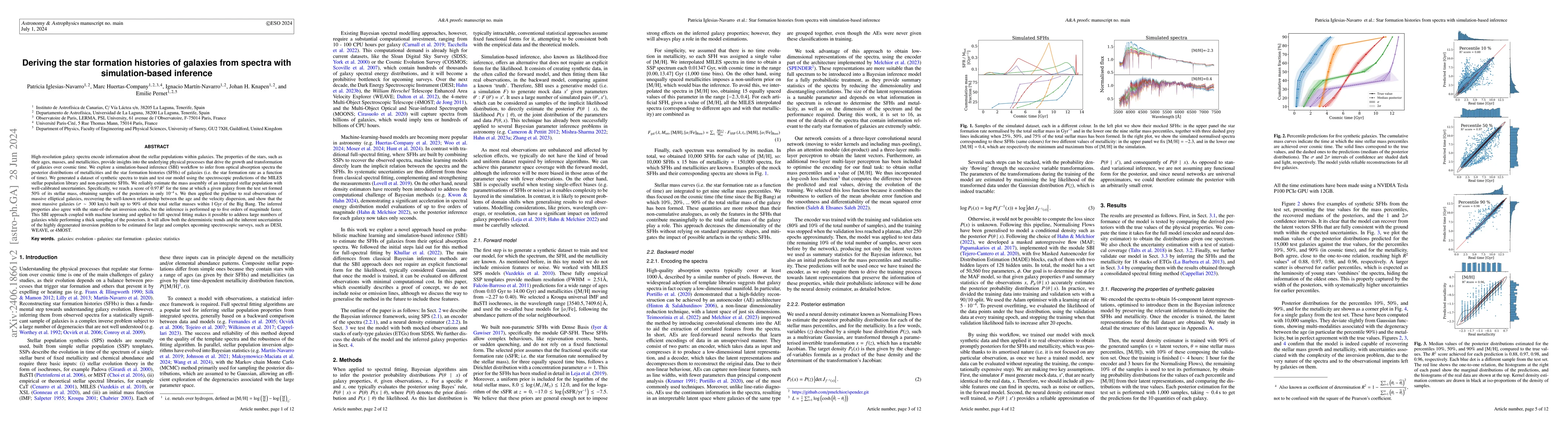 Thumbnail for Deriving the star formation histories of galaxies from spectra with
  simulation-based inference