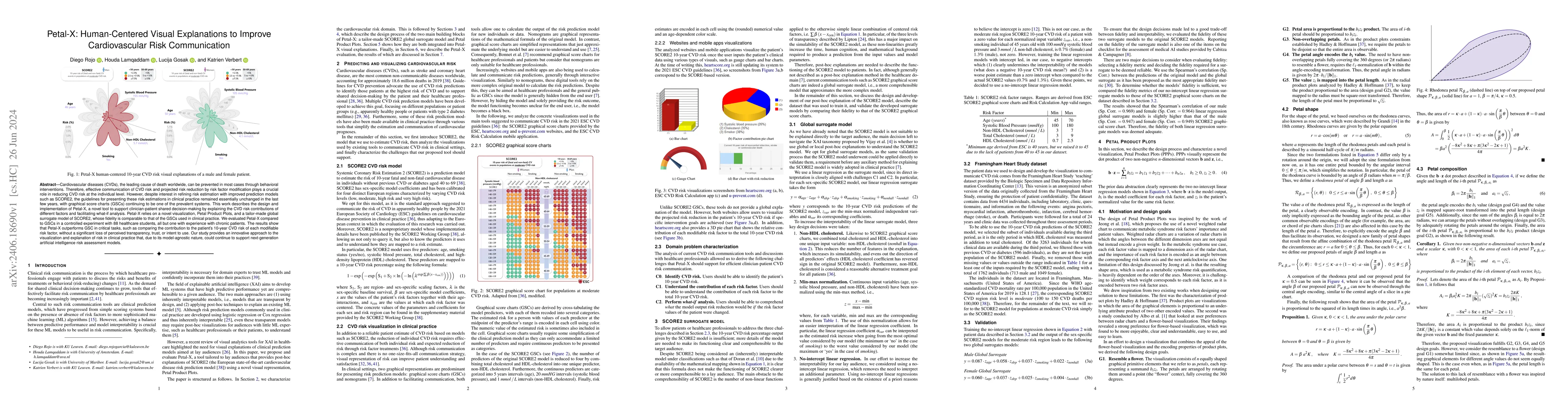 Thumbnail for Petal-X: Human-Centered Visual Explanations to Improve Cardiovascular
  Risk Communication