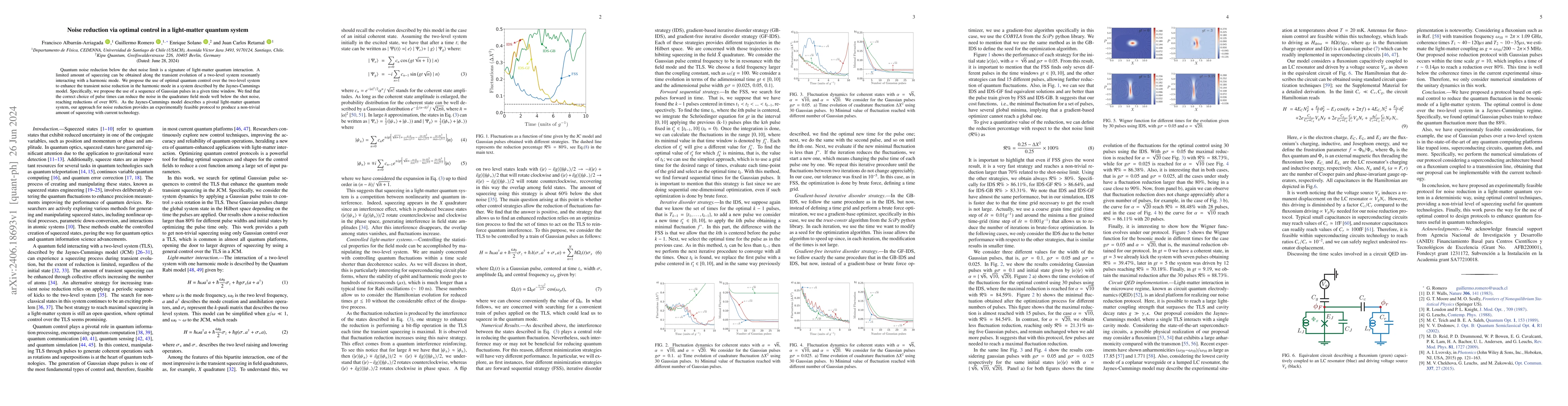 Thumbnail for Noise reduction via optimal control in a light-matter quantum system