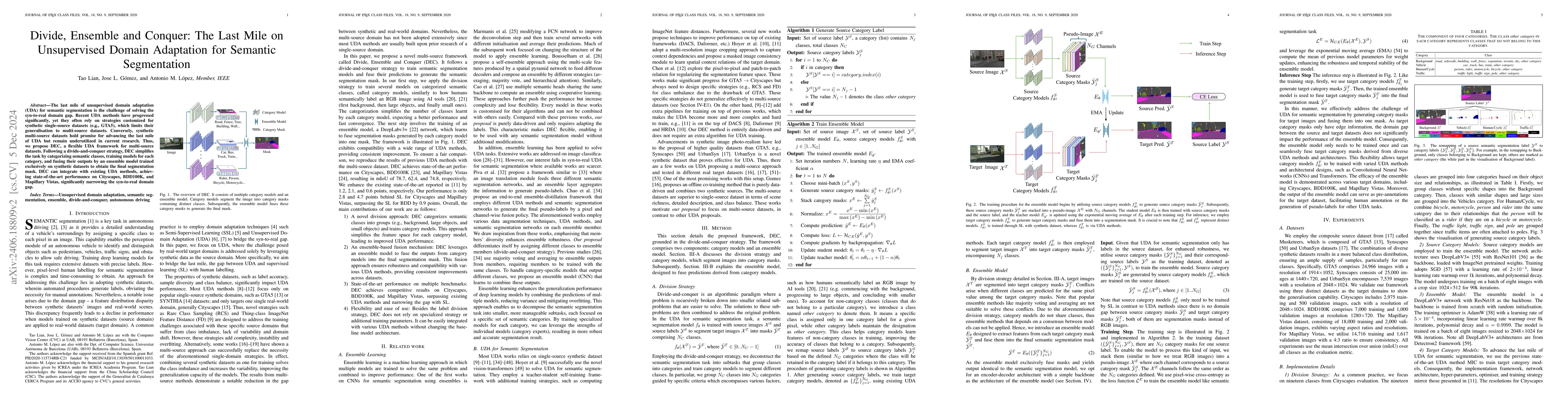 Thumbnail for Divide, Ensemble and Conquer: The Last Mile on Unsupervised Domain
  Adaptation for On-Board Semantic Segmentation