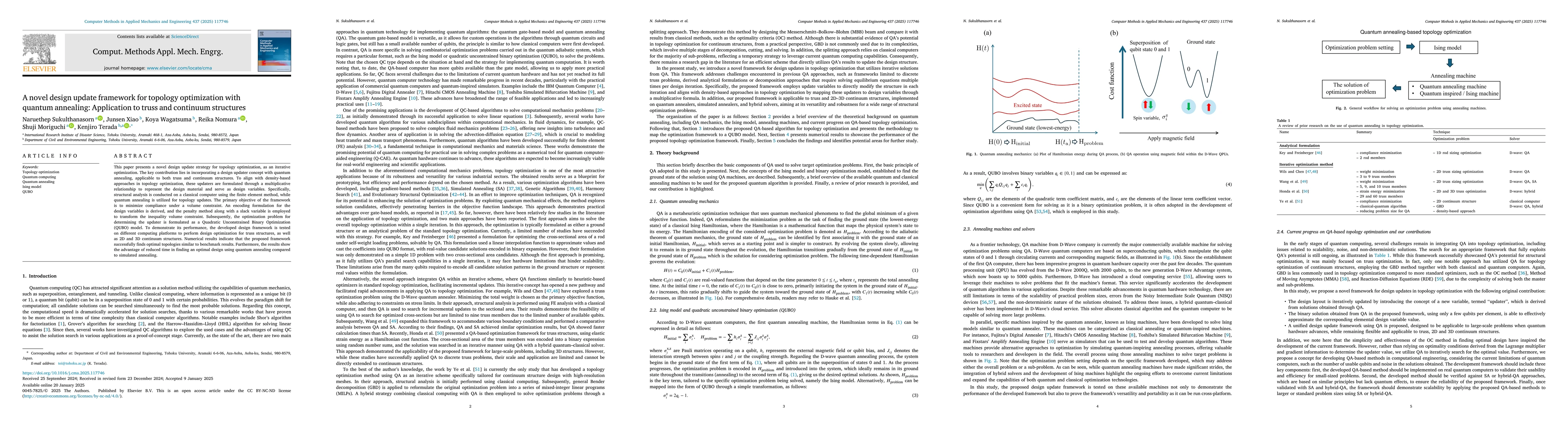 Thumbnail for Quantum annealing-based structural optimization with a multiplicative
  design update