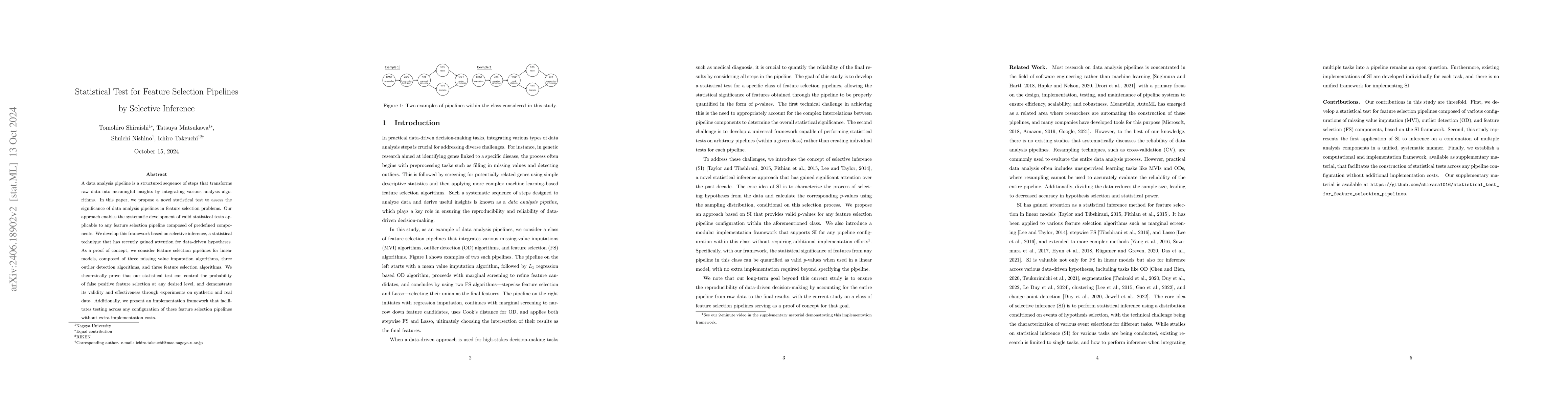 Thumbnail for Statistical Test for Data Analysis Pipeline by Selective Inference