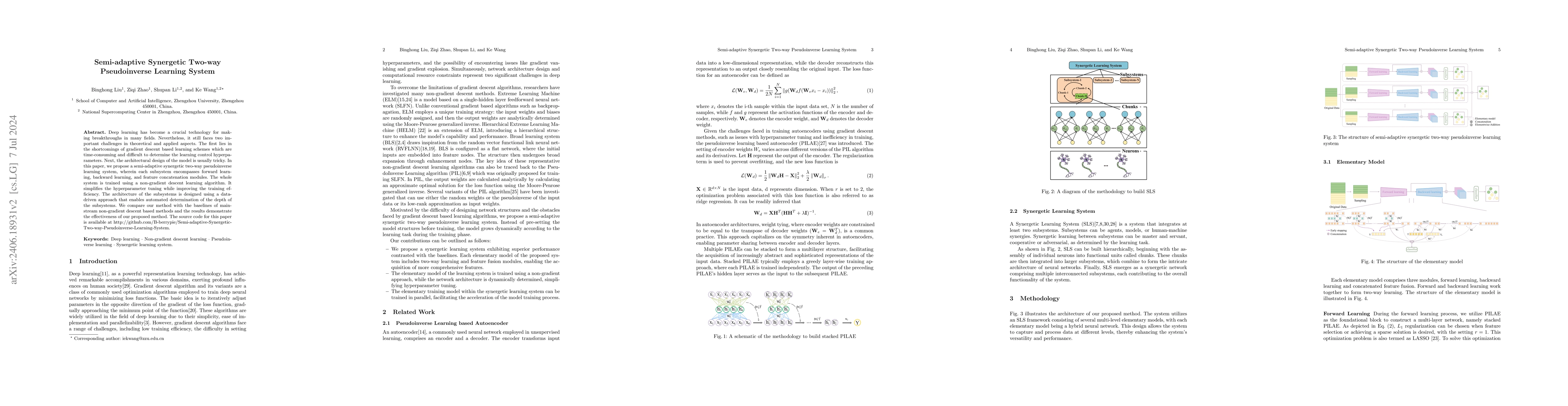 Thumbnail for Semi-adaptive Synergetic Two-way Pseudoinverse Learning System