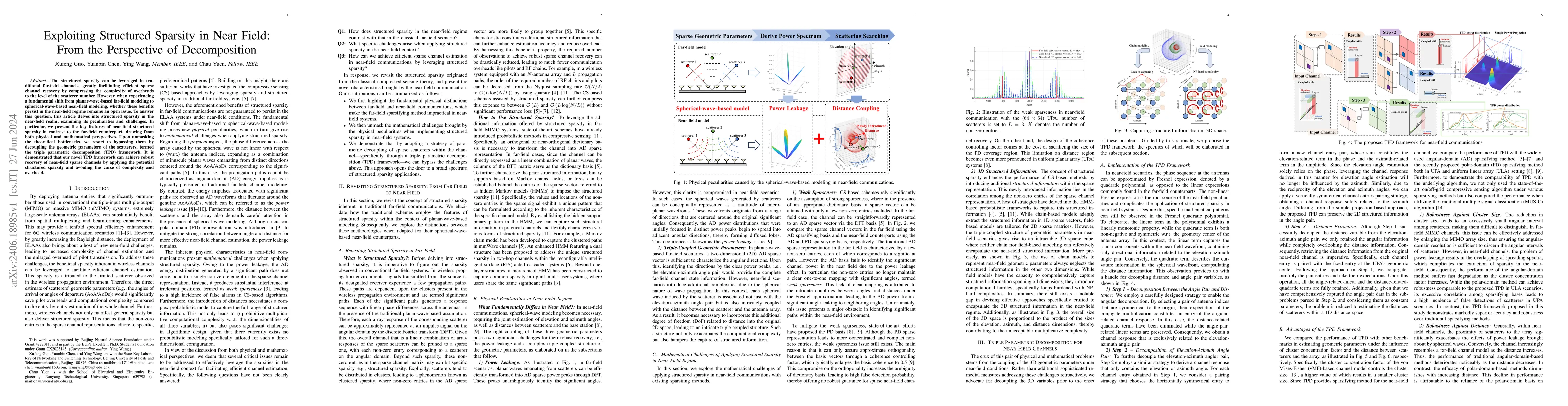 Thumbnail for Exploiting Structured Sparsity in Near Field: From the Perspective of
  Decomposition