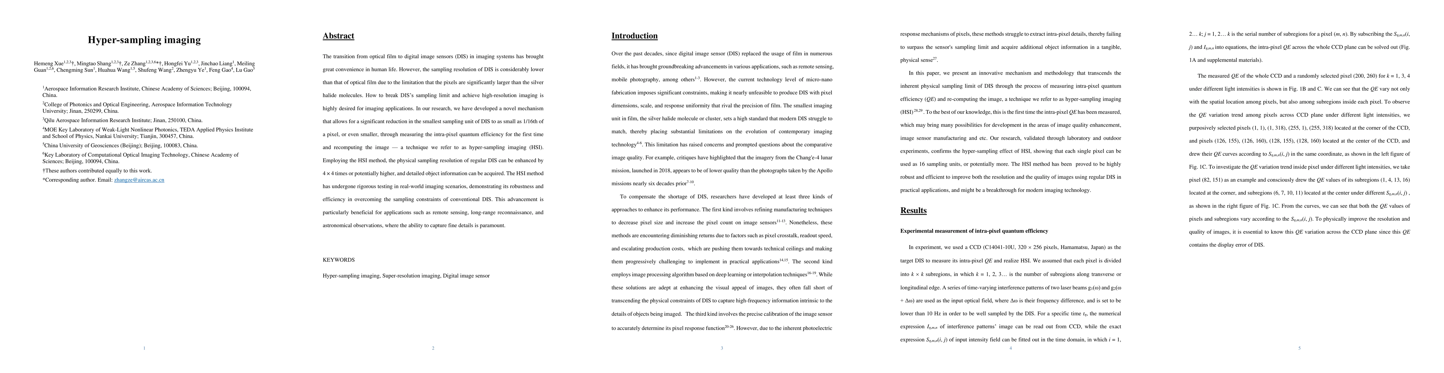 Thumbnail for Hyper-sampling imaging