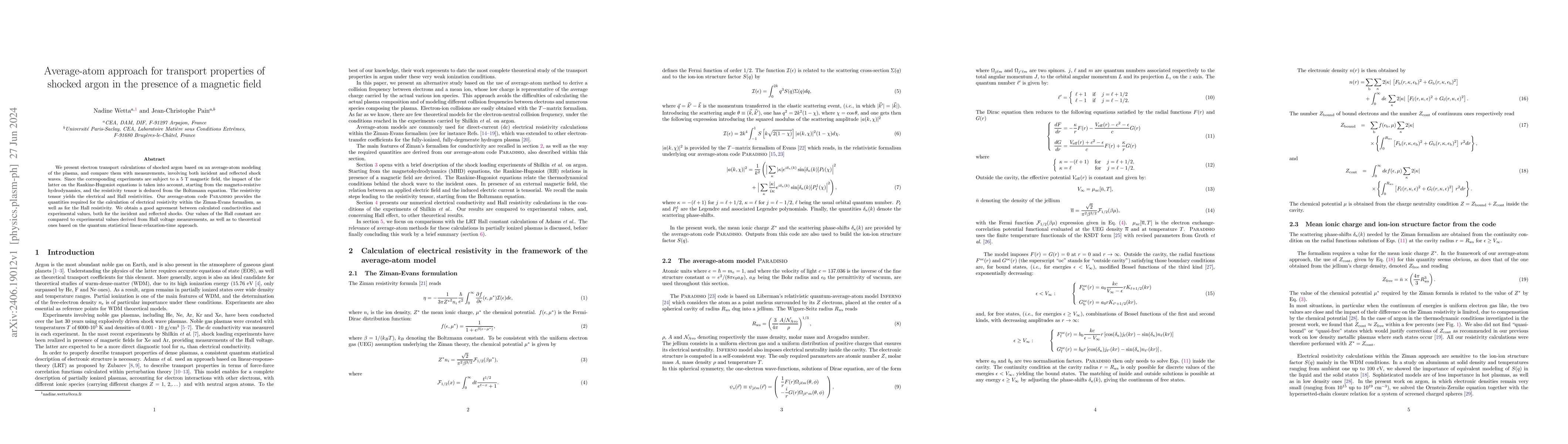 Thumbnail for Average-atom approach for transport properties of shocked argon in the
  presence of a magnetic field