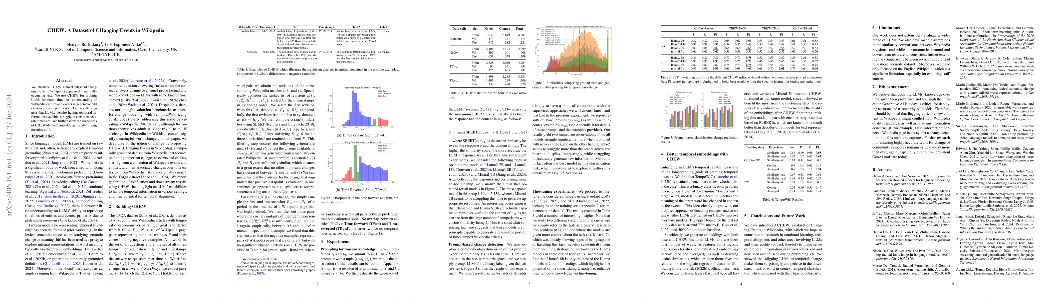 Thumbnail for CHEW: A Dataset of CHanging Events in Wikipedia