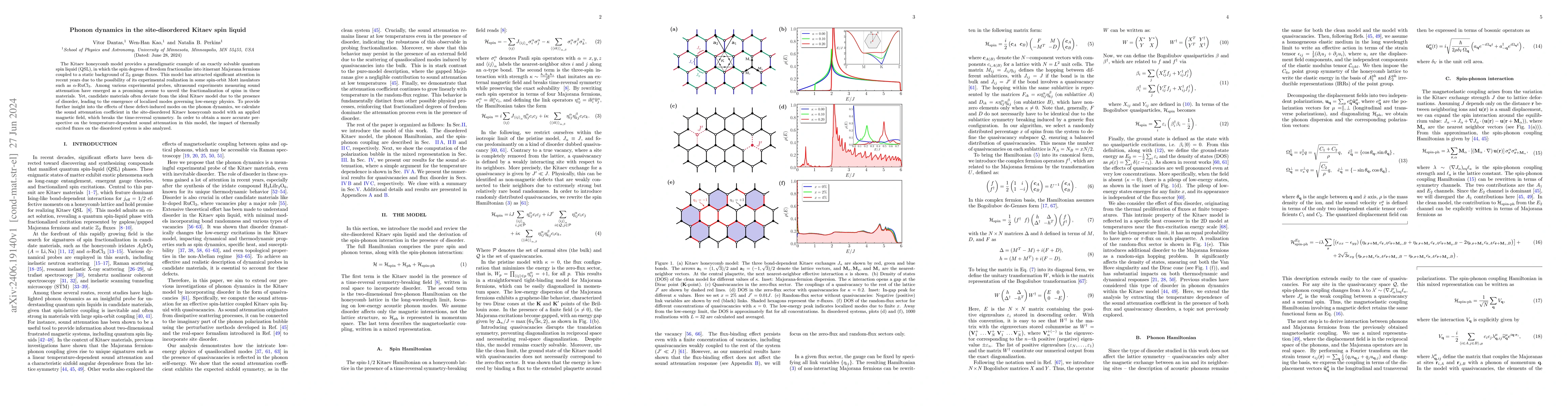 Thumbnail for Phonon dynamics in the site-disordered Kitaev spin liquid