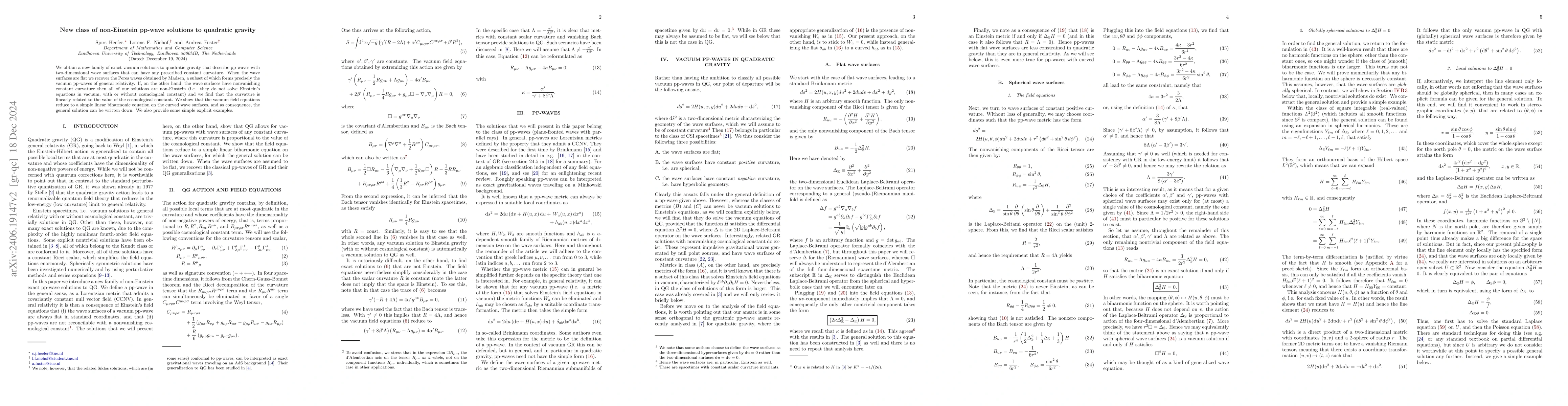 Thumbnail for A new class of non-Einstein pp-wave solutions to quadratic gravity