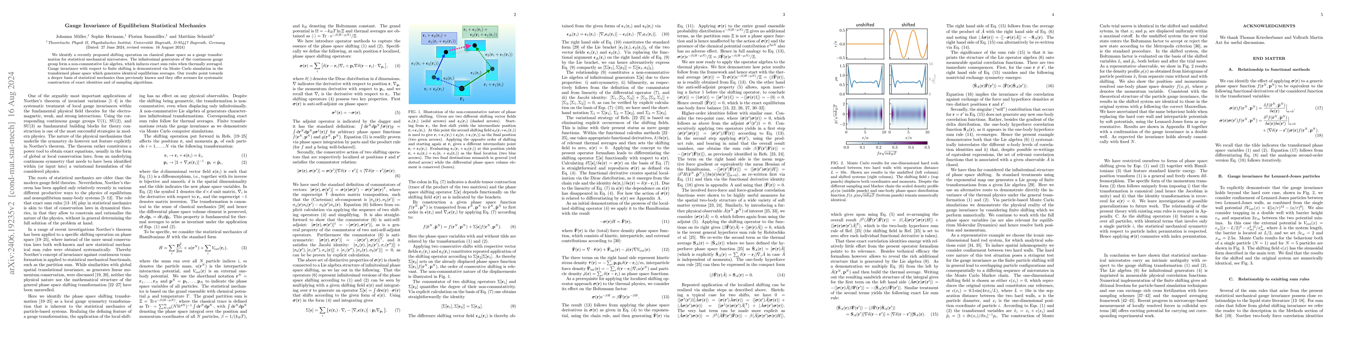 Thumbnail for Gauge Invariance of Equilibrium Statistical Mechanics