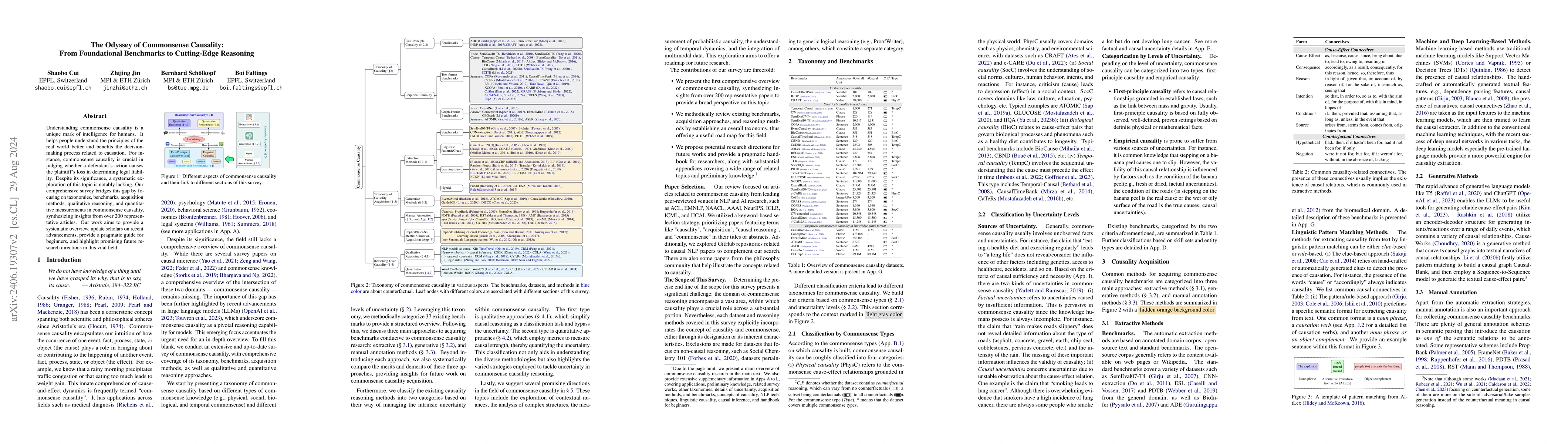 Thumbnail for The Odyssey of Commonsense Causality: From Foundational Benchmarks to
  Cutting-Edge Reasoning