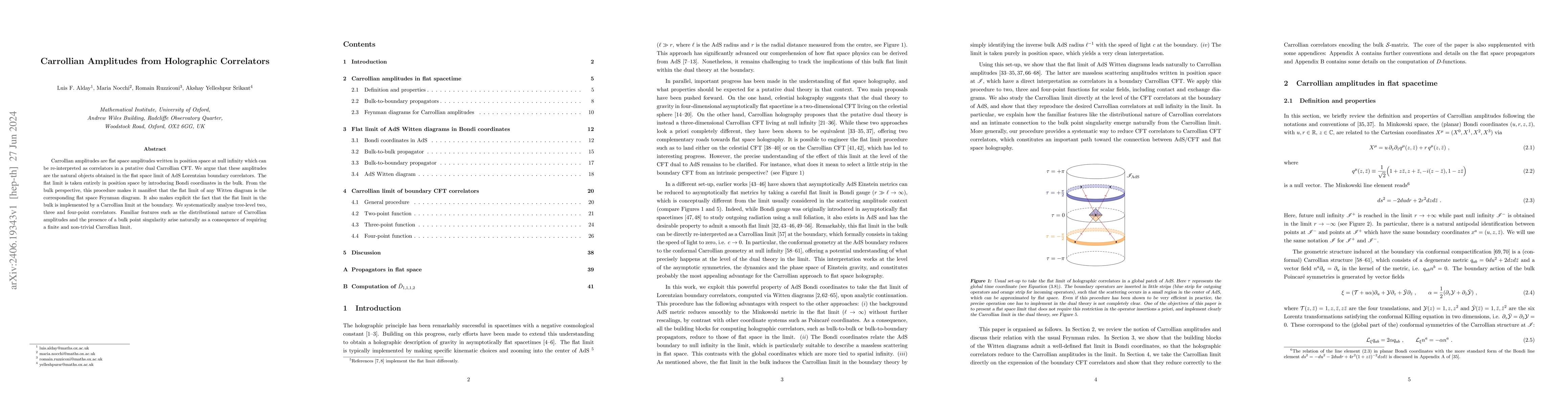 Thumbnail for Carrollian Amplitudes from Holographic Correlators