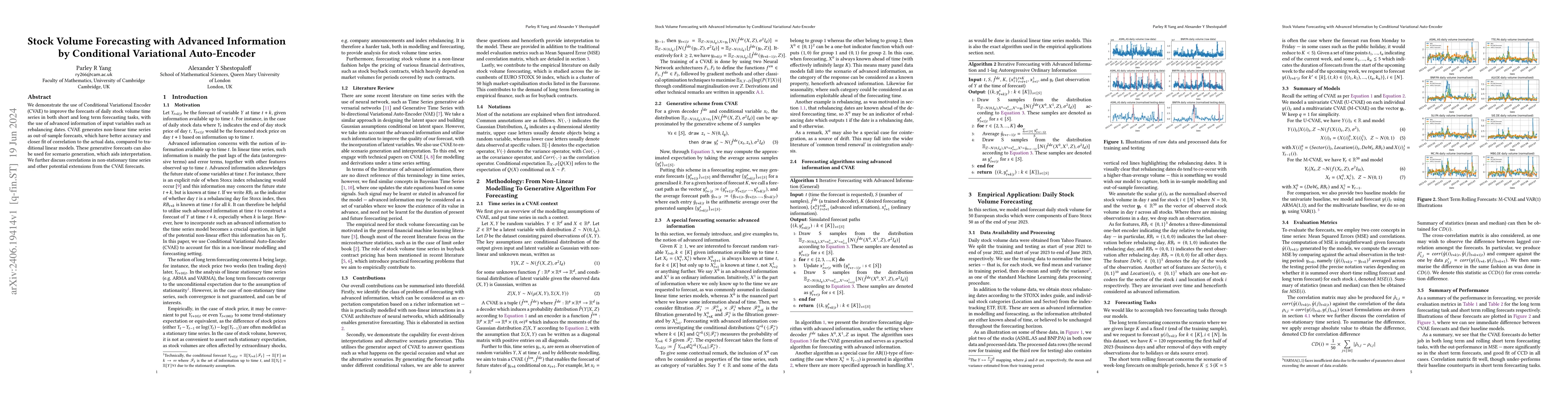 Thumbnail for Stock Volume Forecasting with Advanced Information by Conditional
  Variational Auto-Encoder