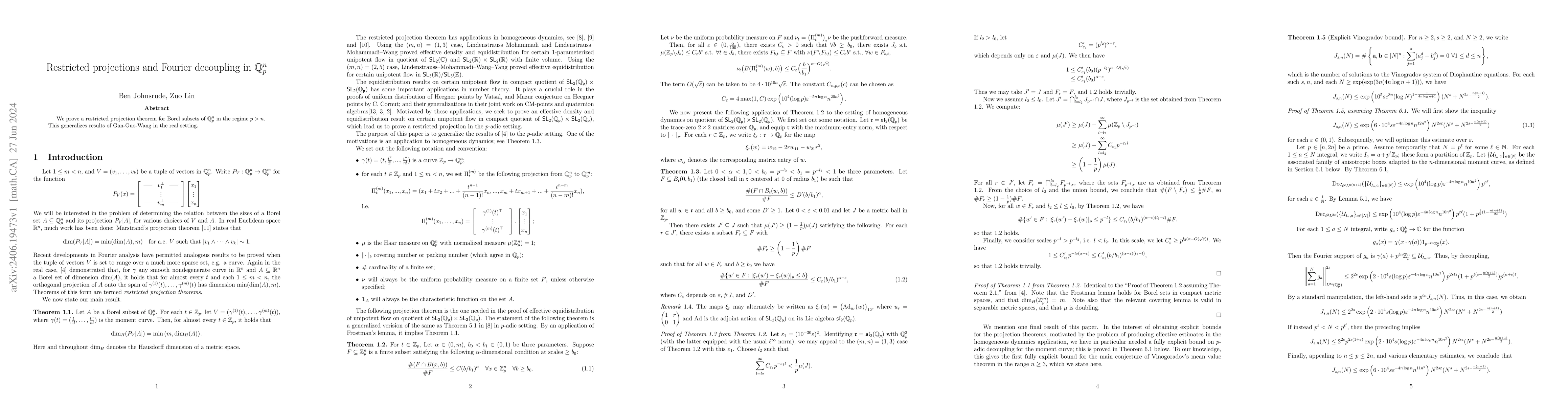 Thumbnail for Restricted projections and Fourier decoupling in $\mathbb{Q}_p^n$