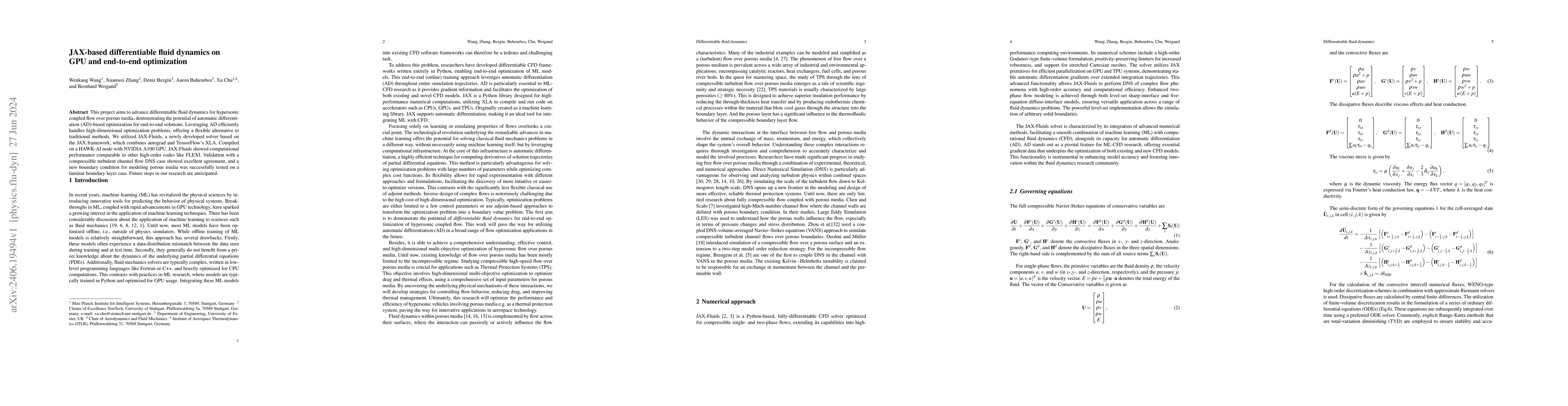 Thumbnail for JAX-based differentiable fluid dynamics on GPU and end-to-end
  optimization