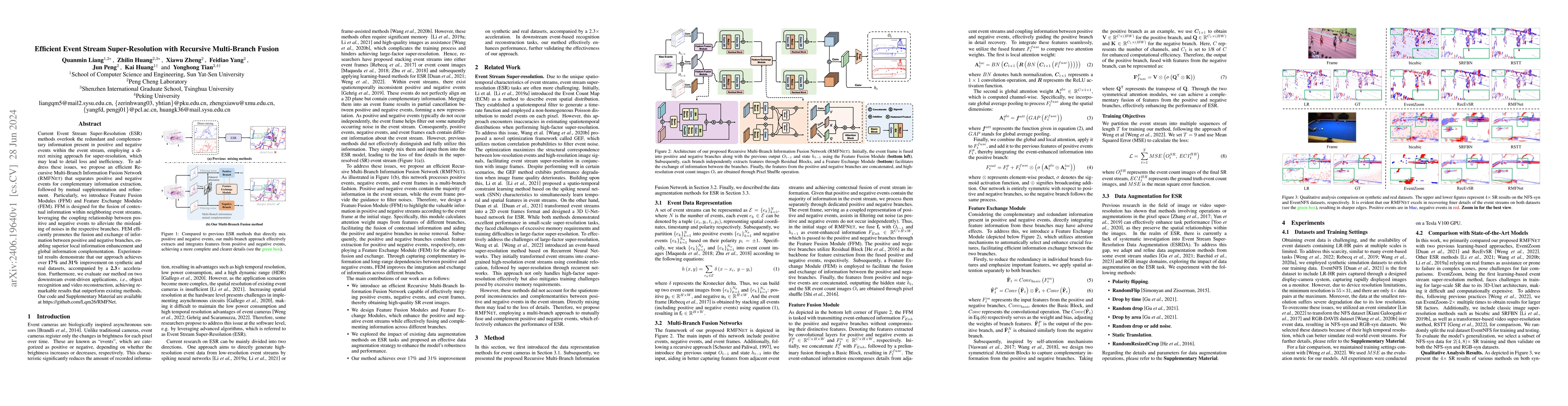 Thumbnail for Efficient Event Stream Super-Resolution with Recursive Multi-Branch
  Fusion