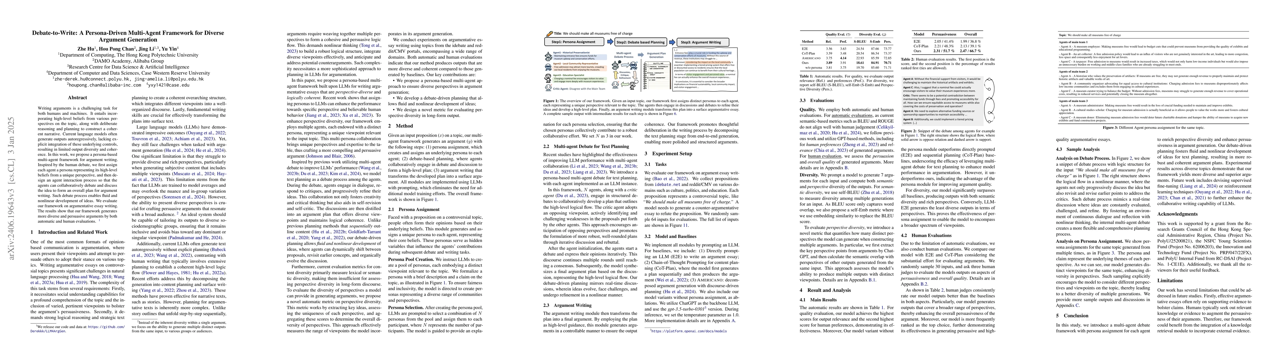 Thumbnail for Unlocking Varied Perspectives: A Persona-Based Multi-Agent Framework
  with Debate-Driven Text Planning for Argument Generation