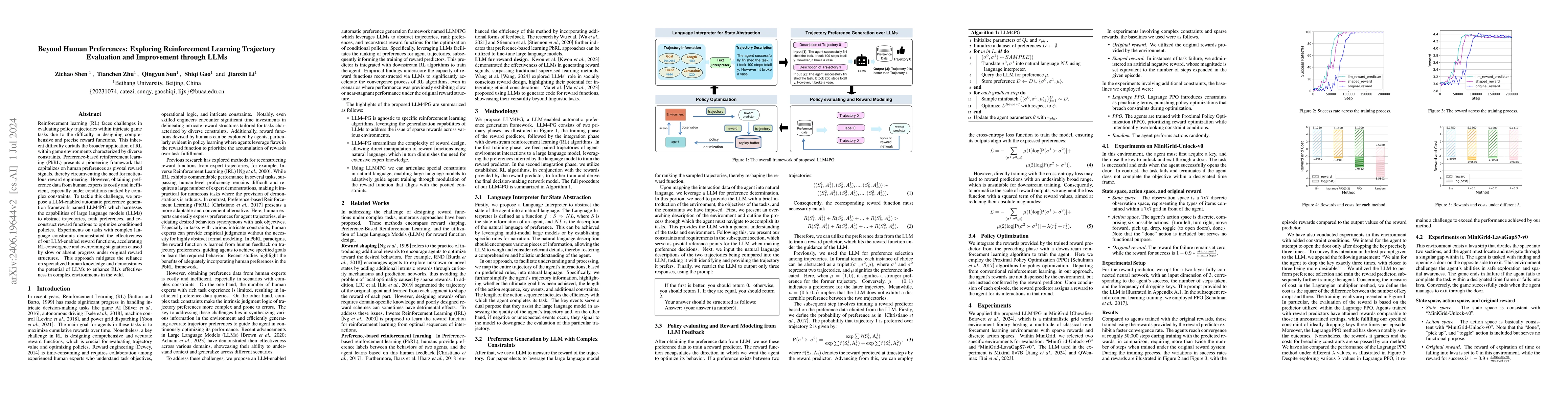 Thumbnail for Beyond Human Preferences: Exploring Reinforcement Learning Trajectory
  Evaluation and Improvement through LLMs