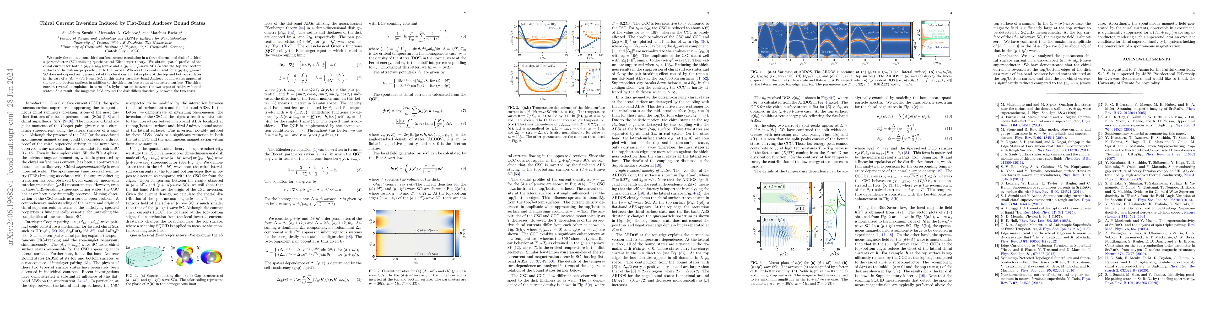 Thumbnail for Chiral Current Inversion Induced by Flat-Band Andreev Bound States