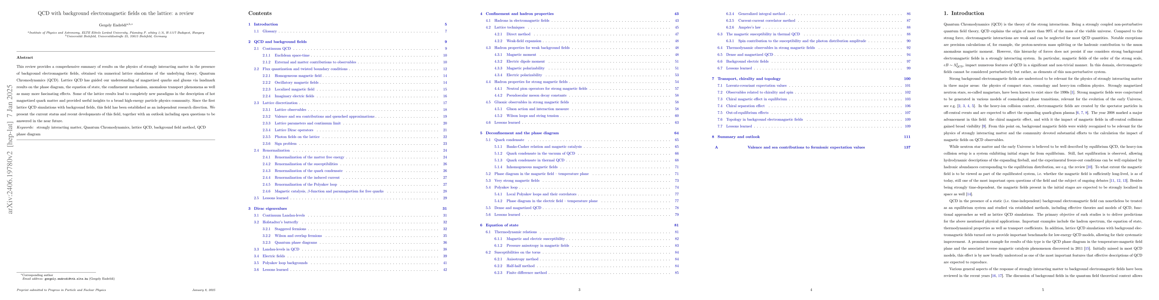 Thumbnail for QCD with background electromagnetic fields on the lattice: a review