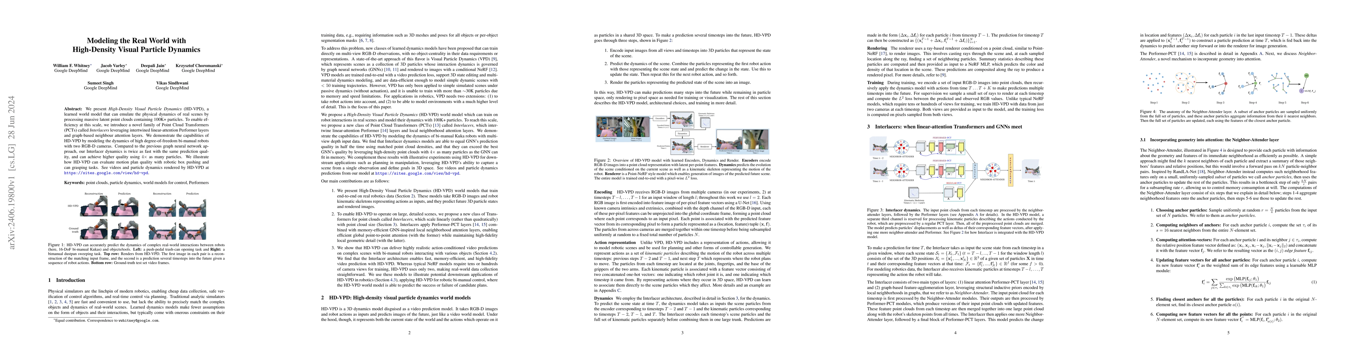 Thumbnail for Modeling the Real World with High-Density Visual Particle Dynamics